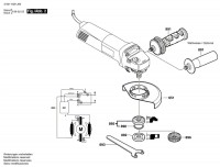 Bosch 3 601 H29 J00 Gws 14-125 Inox Angle Grinder 230 V / Eu Spare Parts